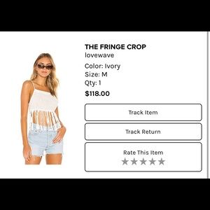 Revolve The Fringe Crop